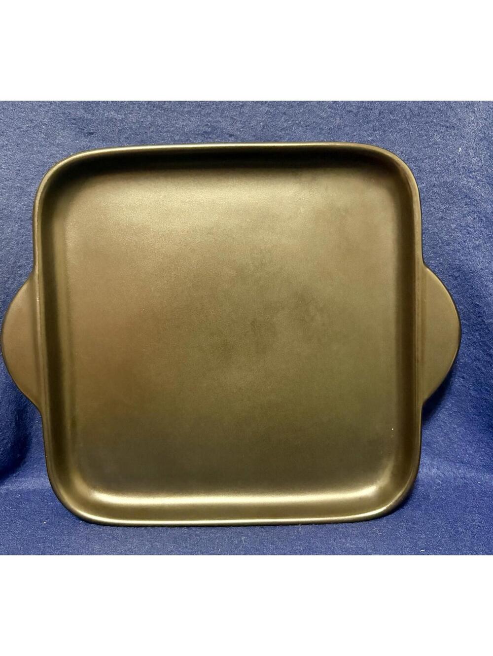 Pampered Chef Rockcrok 9" Grill Stone Griddle Ceramic Nonstick Pan Black - Picture 2 of 2